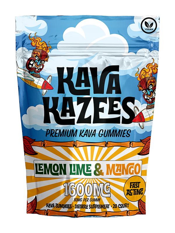 Experience Relaxation: Kava Kazees 80mg Gummies - 20 Pack